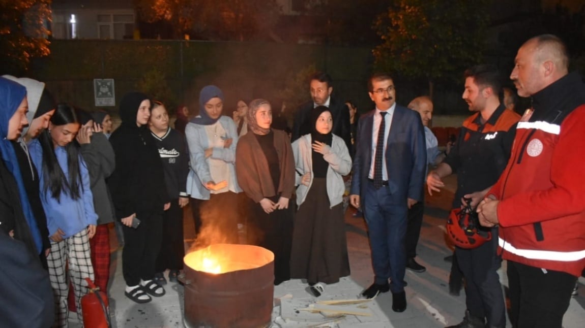 YANGIN VE TAHLİYE TATBİKATI